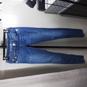 True Religion faded skinny jeans 26